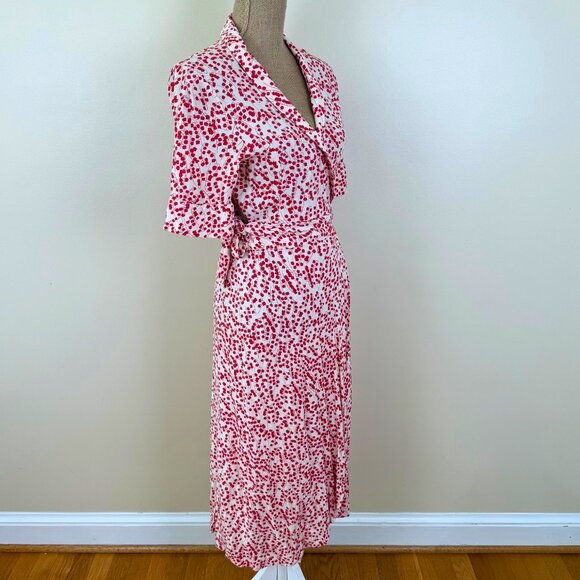 Ganni Wrap Dress - Size 38/US 6 - Picture 2 of 7